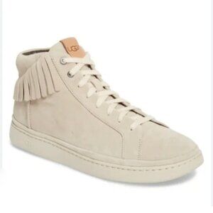 NWOB UGG Cali High Fringe Suede Sneaker